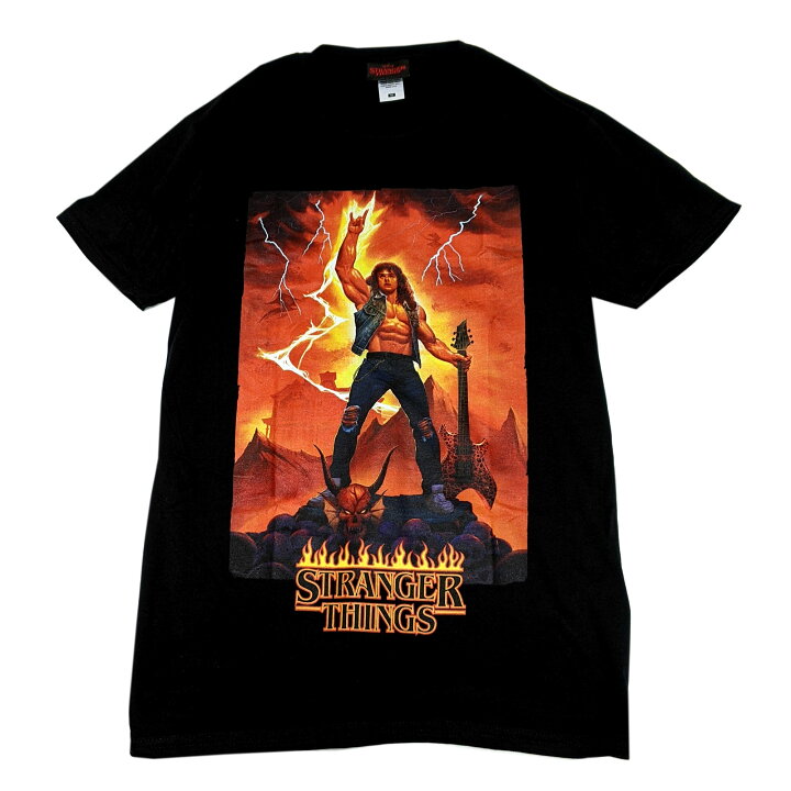 楽天市場】ストレンジャー・シングス Eddie Rocks Tシャツ : FrogPort