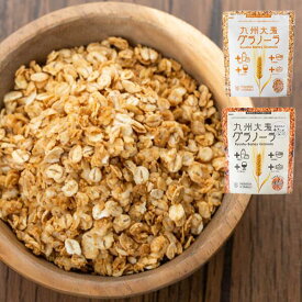 グラノーラ 九州大麦グラノーラ 九州産大麦使用 2種類から選べる2/4/6個セット 国産 国産原料100％ 無添加 シリアル 西田精麦 フロム鹿児島