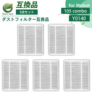 �����o �R���{ �����p �t�B���^�[ Roomba 105 Combo HEPA�t�B���^�[ Roomba 104 Combo�ACombo Essential ���{�b�g���b�v Y0140 �t�B���^�[�A�N�Z�T���[ �_�X�g�J�b�g �݊��i ���{�b�g�|���@ �����o���Օi 5��