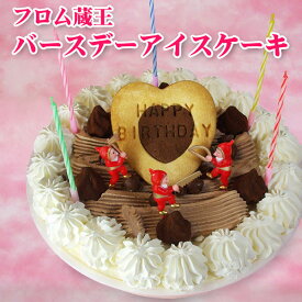 直径21cm フロム蔵王バースデーアイスケーキ【送料無料】 7号サイズ