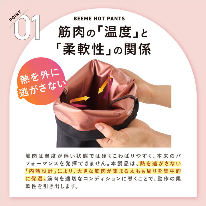 楽天市場】BEEME HOT PANTS ホットパンツ サウナスーツ サウナ 発汗 