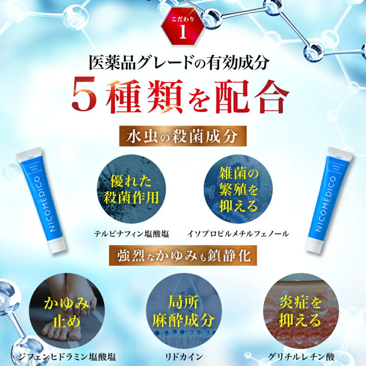 楽天市場】【第2類医薬品】水虫薬 20g nicomedico いんきんたむし ぜに 