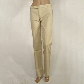 《90%OFF》ステファネル STEFANEL ストレート ストレッチ パンツ サイズ38(L)(W76) ベージュ レディース YA LPT1032