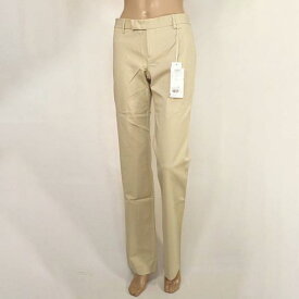 《90%OFF》ステファネル STEFANEL ストレート ストレッチ パンツ サイズ40(XL)(W79) ベージュ レディース YA LPT1033