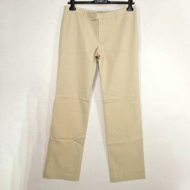 《90%OFF》ステファネル STEFANEL ストレート ストレッチ パンツ サイズ48(5XL)(W95) ベージュ レディース YA LPT1035