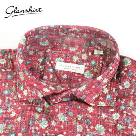 《60%OFF》グランシャツ Glanshirt イタリア製 春夏 コットン カジュアルシャツ サイズ39(M) ワインレッド メンズ MSH1775M2