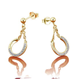 馬蹄 ホースシュー ピアス 誕生日 プレゼント 妻 彼女 女性 揺れる ぶら下がり 金属アレルギー 30代 40代 50代 記念日プレゼント 結婚記念日