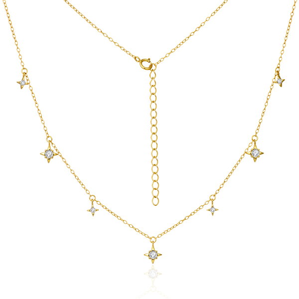 【パリ発ジュエリー】ネックレス 星 金　ゴールド　プレゼント 誕生日　おしゃれ　 ギフト アクセサリー 女性 妻  彼女 金属アレルギー  20代 30代 40代 記念日　 結婚記念日