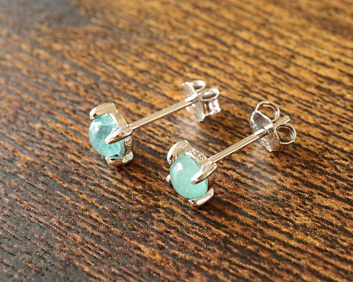 楽天市場】希少石 グランディディエライト ピアス 約0.6ct 約4mm 