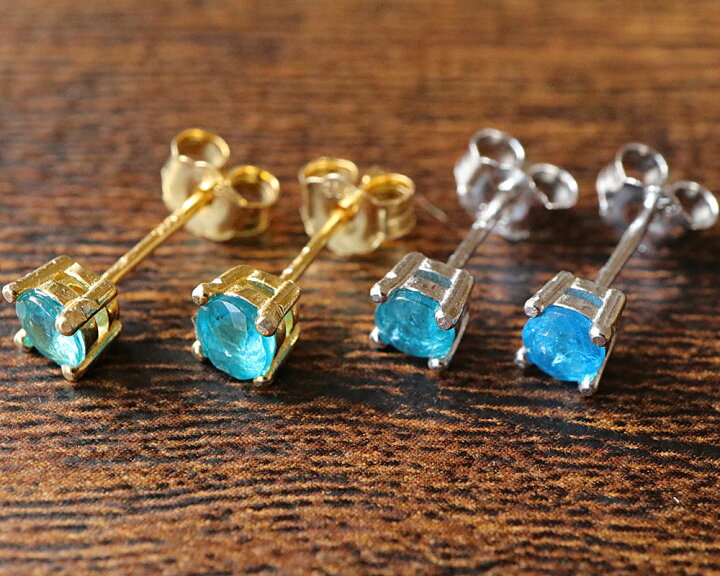 楽天市場】ネオン ブルー アパタイト 【ラウンドカット 4mm】 約0.5ct  