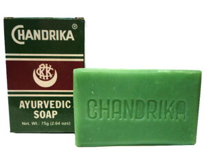 �������� 1���肩�� 75g CHANDRIKA AYURVEDIC SOAP 75g �`�����h���J �n�[�o���\�[�v �Ό� �@ �A�[�������F�[�_�[ ���[���h �Ό��@�A�[�������F�[�_�Ό��@�C���h