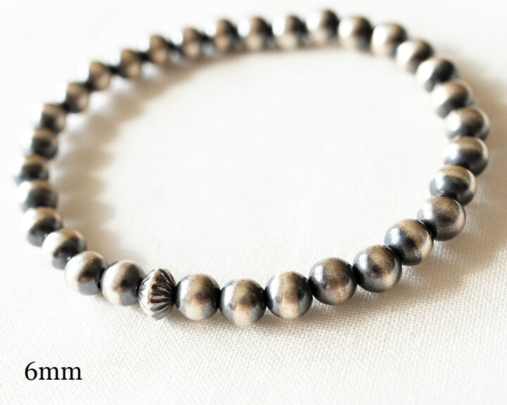 楽天市場】選べるサイズ 4mm 6mm Navajo pearl ナバホパール バングル 