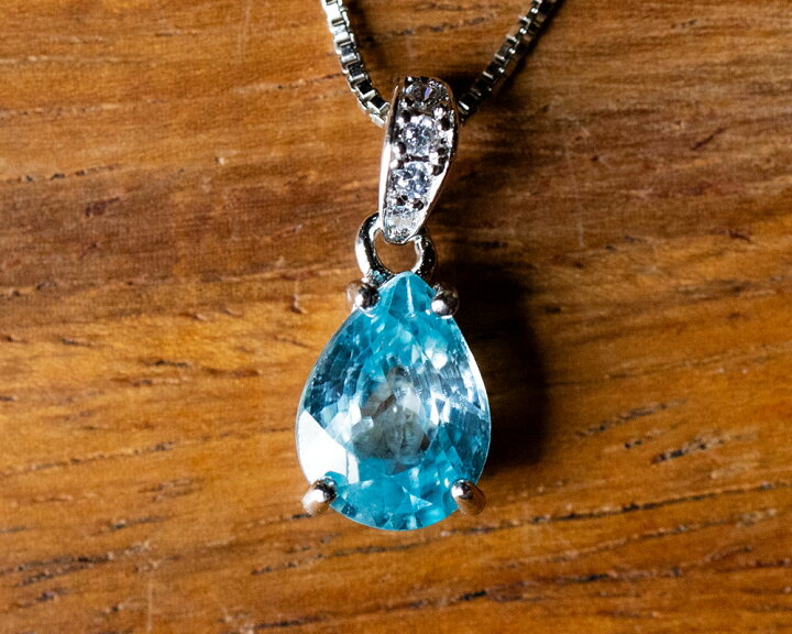 楽天市場】選べる 天然石 ブルー ジルコン 宝石質 約1.465ct 約7.6x5 