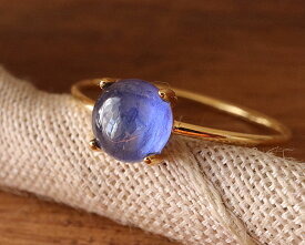 選べる 宝石 ブルー サファイア リング 指輪 【ラウンドカボション 約6mm】 約1ct カボション 選べる金銀 SV リング シルバー レディース　 ギフト 誕生日プレゼント 送料無料