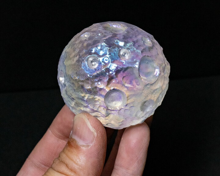 楽天市場】水晶の月 イシス クリスタルムーン 彫刻 水晶 丸玉 約43mm 