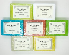 アーユルヴェーダー ハーバル ソープ 選べる7種類 石鹸 石けん 125g フレッシュフラワー アロエ /ジャスミン/ミント/レモングラス/ニーム/サンダルウッド/ライム【 送料無料 】