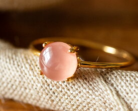 選べる 宝石グレード インカローズ リング ロードクロサイト　【ラウンドカボション 約6mm】オーバルカボション 【送料無料】ペルー産 宝石質 シルバー925　Inca Rose Rhodochrosite)