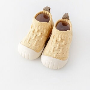 ソックスシューズ ベビーシューズ ファーストシューズ 赤ちゃん 0.5か月〜 軽量 柔らか 伸縮性 ニット 通気性 滑り止め かかとガード 丸いつま先 学歩き 安定感 室内用 洗濯OK 出産祝い ギフ