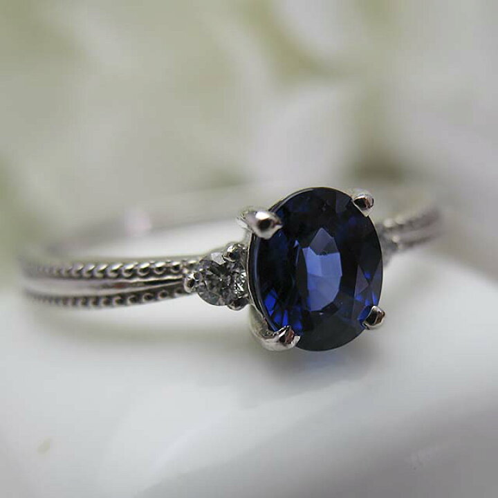 楽天市場】サファイアリング 送料無料Bijoux fromsea Pt900サファイア 