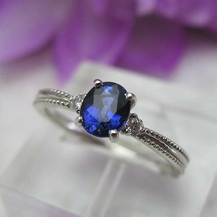 楽天市場】サファイアリング 送料無料Bijoux fromsea Pt900サファイア  
