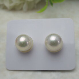 真珠ペアルース 送料無料 あこや9.5ミリペアルースAK-14真珠　パール　プレゼント　真珠婚　アコヤイヤリング ピアス 直付け用