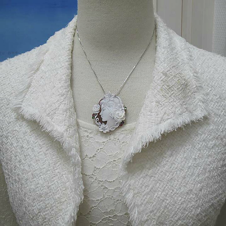 楽天市場】カメオ 送料無料Bijoux fromsea K18WG/K14WGシェルカメ 