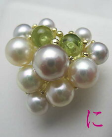 パールリング 送料無料ツクペンリング（に子ちゃん〜と子ちゃん）ツクペン ツクリン真珠 フリーサイズ 真珠婚 30年 かわいい 花珠 パール パワーストーン フォーマル