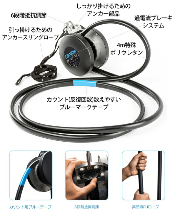 楽天市場】Revvll pro レブルプロ ロープトレーナー 体幹トレーニング 