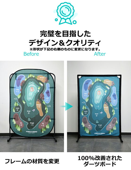 楽天市場】ゴルフダーツ 1坪あれば自宅が練習場に！ ゴルフゲーム 