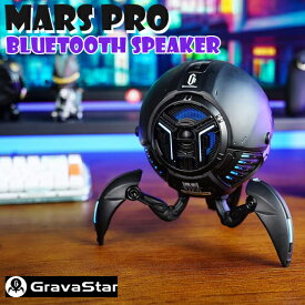 GRAVASTAR (グラバスター) ワイヤレススピーカー Mars Pro マットブラック bluetooth