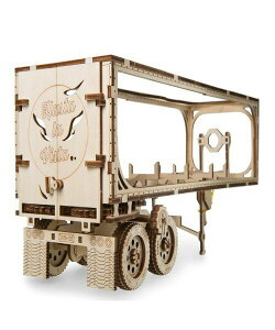 Ugears ���[�M�A�[�Y �փ��B�[�{�[�C�g���b�NVM-03�p �g���[���[ 70057 Trailer for Heavy Boy Truck �؂̂������� 3D���� �p�Y�� �m�� �E�b�h�p�Y�� �H��L�b�g �ؐ� �͌^ �L�b�g