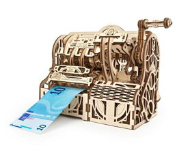 Ugears ユーギアーズ キャッシュレジスター 70136 Cash Register 木製 ブロック DIY パズル 組立 想像力 創造力 おもちゃ 知育 ウッドパズル 3D 工作キット 木製 模型 キット