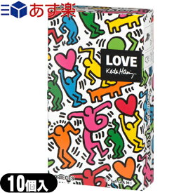 ◆【あす楽発送 ポスト投函！】【送料無料】【コンドーム】相模ゴム工業 キース・へリング スムース (Keith Haring) 10個入 - ドット。つぶつぶ。「キース・ヘリング」の作品がパッケージになったコンドームです。※完全包装でお届け致します。【ネコポス】【smtb-s】