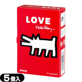 ◆【メール便(日本郵便) ポスト投函 送料無料】【避妊用コンドーム】相模ゴム工業 キース・へリング スムース (Keith Haring) 5個入 - ドット。つぶつぶ。キースヘリングの作品がパッケージになったコンドーム。※完全包装でお届け致します。【smtb-s】