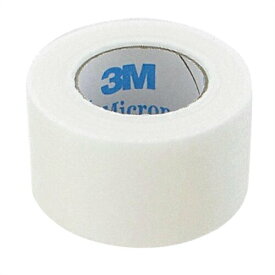 3M マイクロポアーサージカルテープ ホワイト(白色) 1530-1(非伸縮固定テープ)(全長9.1m×幅2.5cm) - やわらかく通気性にすぐれた、かぶれにくいテープ。傷あとの保護・まつげエクステの施術