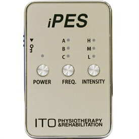 【伊藤超短波】 イトー iPES 小型低周波治療器 - 軽量・コンパクト・簡単操作! 【smtb-s】