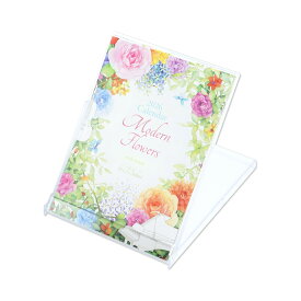 2026カレンダー卓上　モダンフラワー｜cal-212 2026年 カレンダー 卓上 プラケース入り 花柄 植物 花 音楽 六曜入り インテリアカレンダー おしゃれ 華やか 誕生日プレゼント 誕プレ 新生活 ギフト デスク周り 受付 ビジネス オフィス 会社 ノベルティ フロンティア 日本製