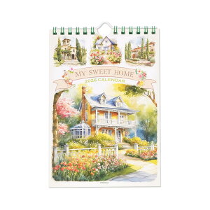 2026カレンダーS スイートホーム|cal-214 2026年 カレンダー 壁掛け 卓上 2WAY 植物 花 庭 ガーデン 書き込み 六曜入り インテリアカレンダー おしゃれ かわいい 華やか 誕生日プレゼント 誕プレ