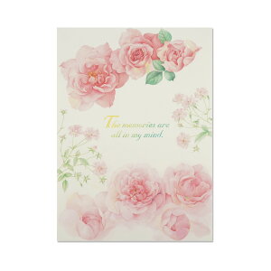 便箋 メモリーローズ|pd-653