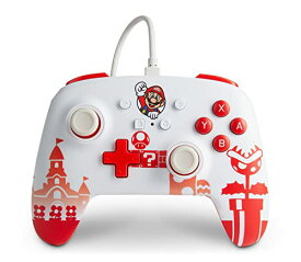 PowerA Enhanced Wired Controller for Nintendo Switch - Mario Red/White [video game]