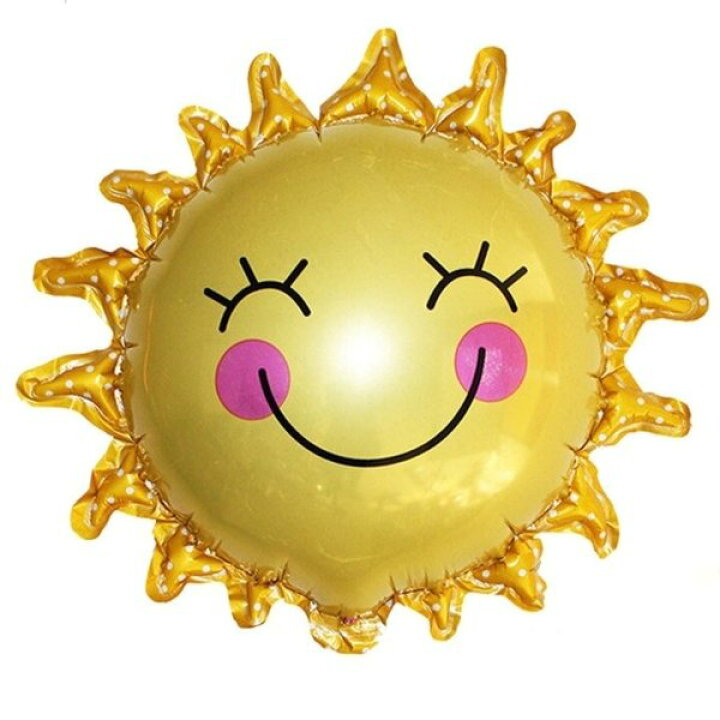 楽天市場 ベビー バルーン 風船 誕生日 飾り付け サプライズ おひさま プレゼント 太陽 Sun パーティ 結婚式 お祝い 撮影 ぺたんこ配送 フロンティアバルーン 楽天市場店
