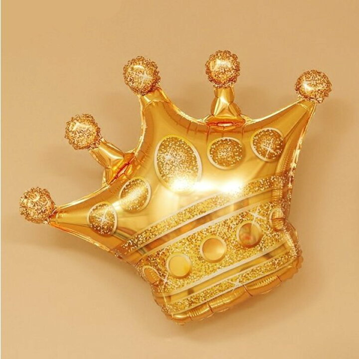 楽天市場 王冠マーク バルーン 誕生日 風船 冠 Big クラウンゴールド 飾り付け サプライズ パーティー クラブ 結婚式 お祝い 撮影 ぺたんこ配送 フロンティアバルーン 楽天市場店