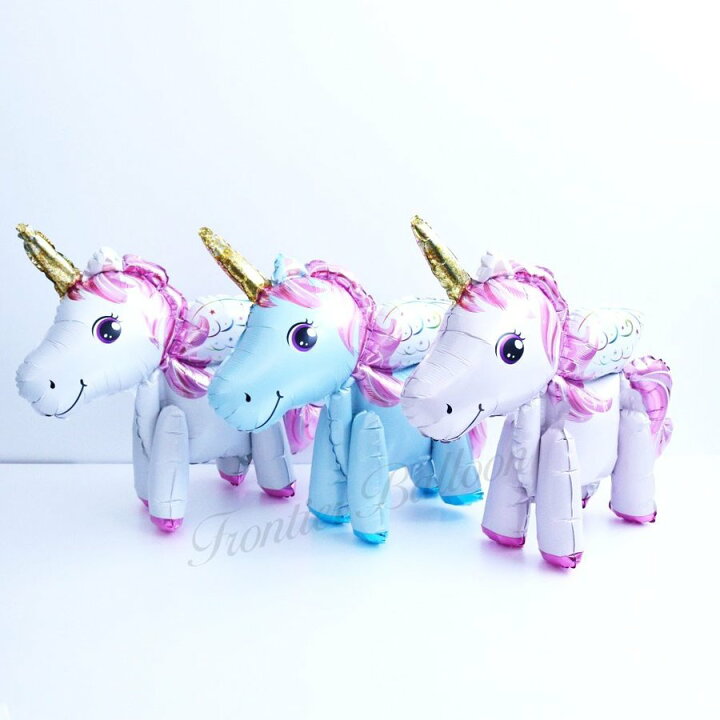 219円 期間限定特価 ユニコーン 誕生日 立体カラフル バルーン 特大 原宿 グッズ 風船 お祝い