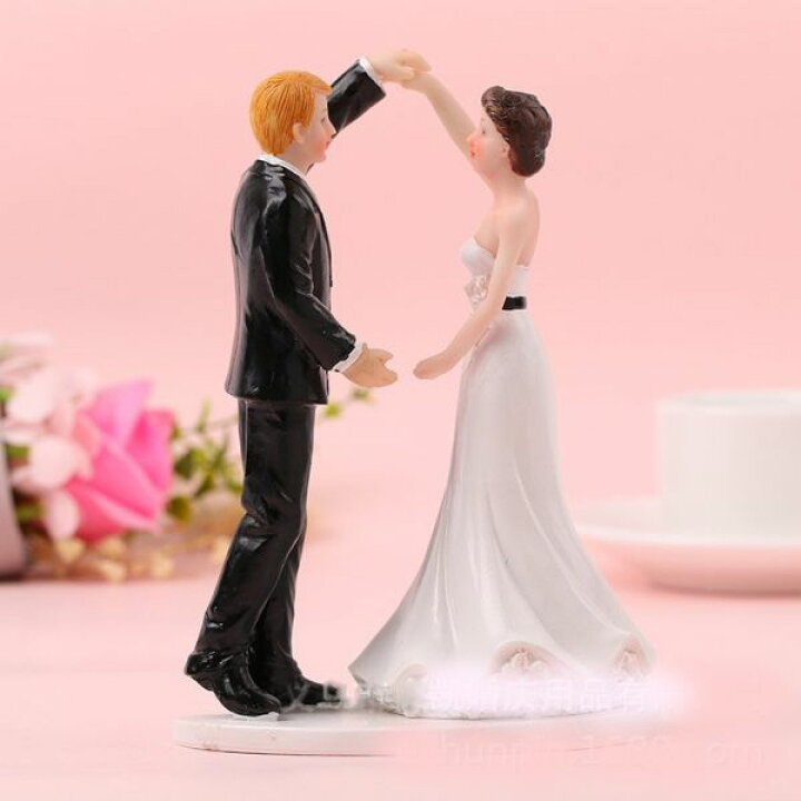 楽天市場 ケーキトッパー 全14種 ウェディングケーキ 結婚式 新郎 新婦 花嫁 ケーキ トッパー 飾り デコレーション 誕生日 ウエディング 大 車 フロンティアバルーン 楽天市場店