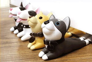 ドアストッパー 室内 開き戸 置くだけ 挟み込み 騒音 防止 緩衝 固定 滑り止め 穴開け不要 PVC 子供部屋 かわいい 人形 犬 骨 ネズミ