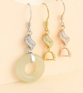 g sAX S925 X^[OVo[ z_[   ۛ Ao[ p[ Eh r[Y  tbN h ANZT[ DIY p[c 18K bL 3.5×4mm