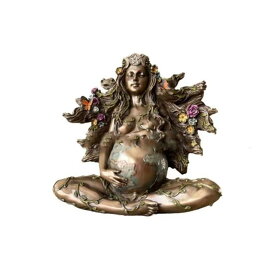 置物 インテリア アンティーク 地球 像 樹脂 飾り 女神 オブジェ ディスプレイ リビング 玄関 庭 棚 ホーム オーナメント 雑貨