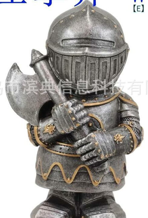 楽天市場】置物 インテリア 騎士 兵士 樹脂 オーナメント ガーデン 庭 