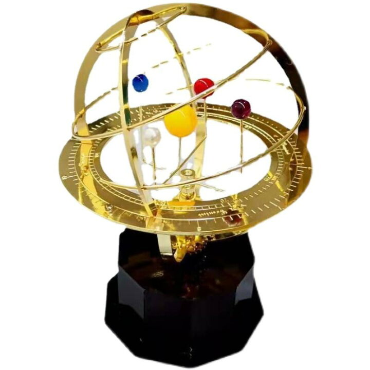 楽天市場】置物 インテリア 太陽系 天体 模型 回転 金属 オーナメント 