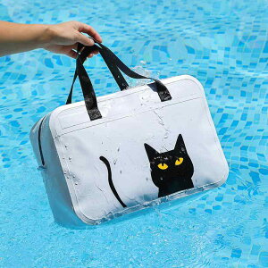 プール バッグ 防水 スイミング 防湿 メンズ フィットネス スポーツ レディース 水着 タオル 化粧品 日焼け防止 収納 ビーチ 海 旅行 プリント ネコ 羊 かわいい 白